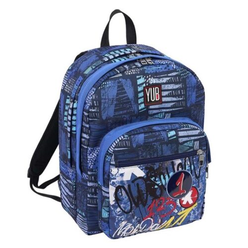 Zaino advanced yub doppio scomparto delft blue-SEVEN