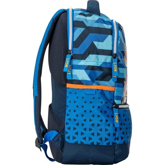 Zaino scuola organizzato lyon gamer blu - wgf-FRANCO COSIMO PANINI