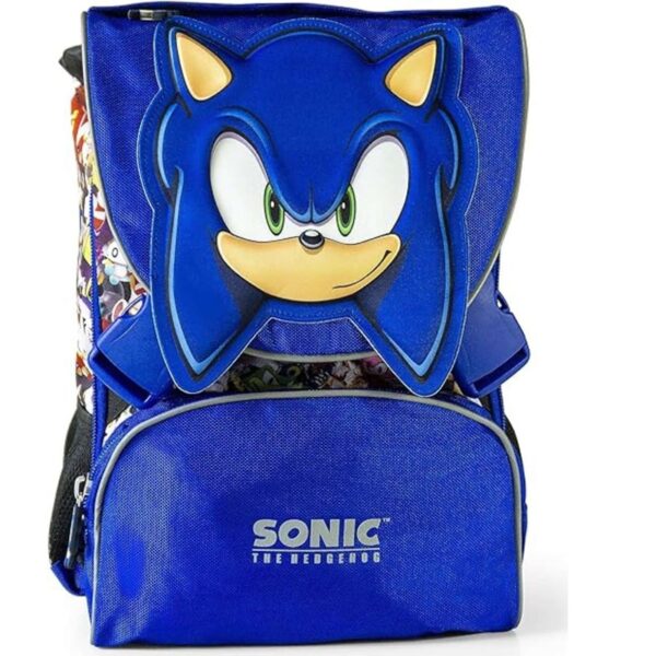 Zaino scuola estensibile sonic-SONIC