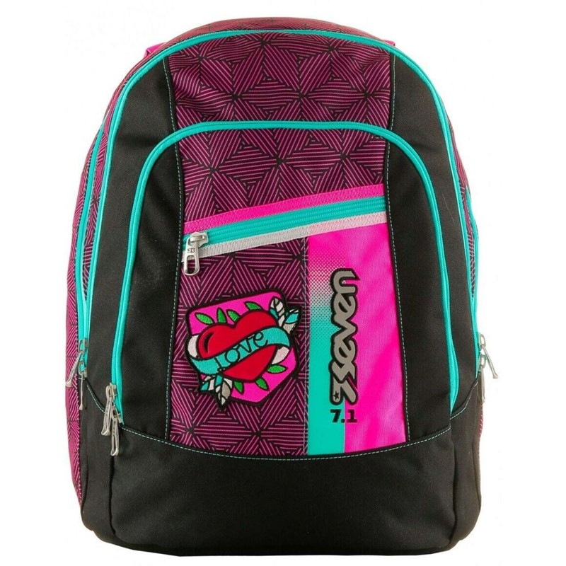 Zaino Biaggi Carry Cube - Design Cubico, Colore Viola, Capiente E Pratico Per Il Giorno