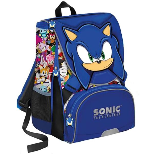 Zaino scuola estensibile sonic-SONIC