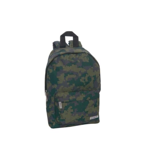 Mini zaino americano allover verde militare-COMIX