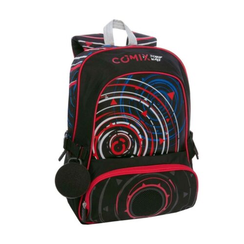 Zaino beat sound wave rosso-COMIX