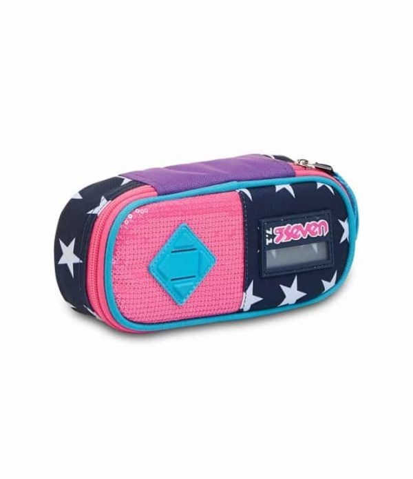 Astuccio round pluspinking blue-SEVEN