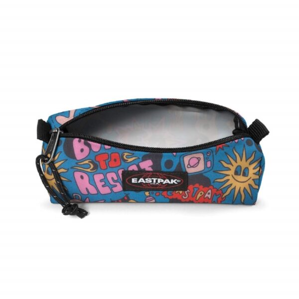 Astuccio benchmark single doodle blue-EASTPAK