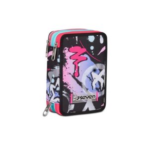 Astuccio 3 zip mark on girl-SEVEN