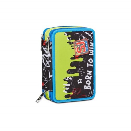 Astuccio 3 zip sj gang born to fun boy-SJ GANG