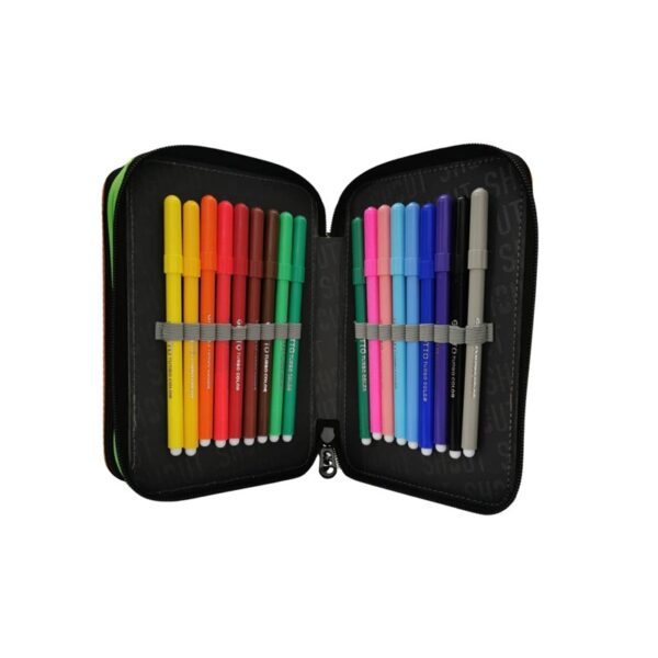 Astuccio 3 zip t-rex-SHOUT