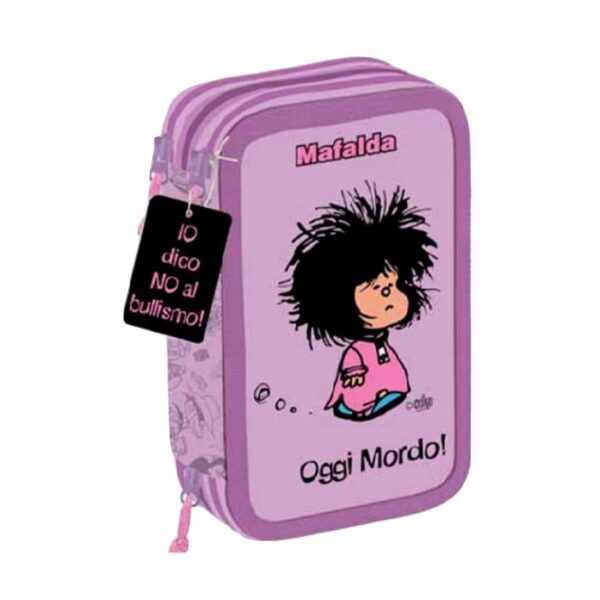 Astuccio organizzato 3 zip mafalda-MARICART