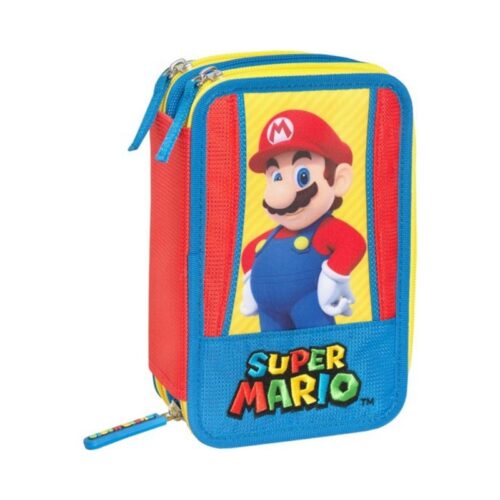 Astuccio 3 zip supermario-SUPER MARIO