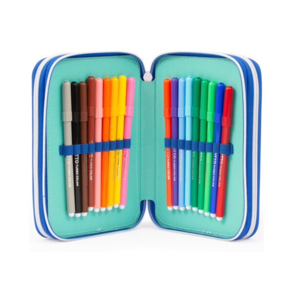 Astuccio 3 zip jungle-GOPOP