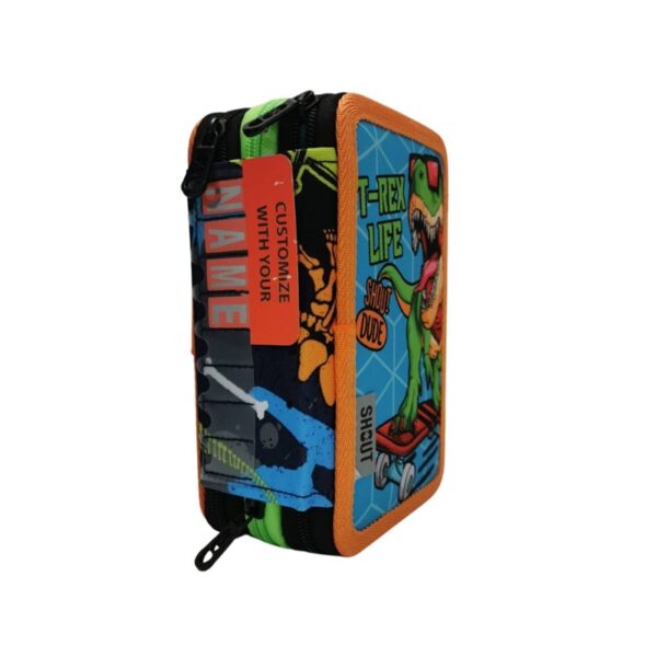 Astuccio 3 zip t-rex-SHOUT