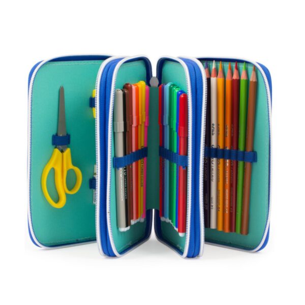 Astuccio 3 zip jungle-GOPOP