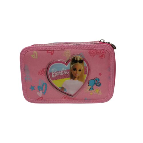 Astuccio 3 zip barbie-DISNEY