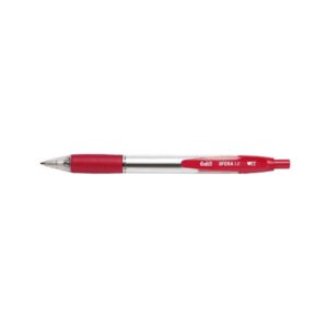 Penna a sfera a scatto 1.0 rossa confezione 12 pz-BUFFETTI