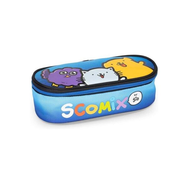 Astuccio ovale organizzato animali scomix-COMIX