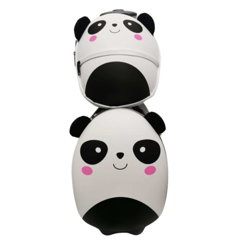 Set trolley+zaino small rigido fancy animals - panda-SJ GANG