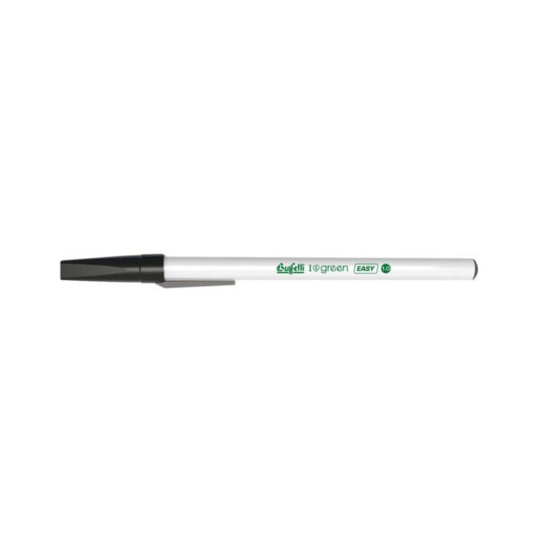 Penna a sfera eco easy 1.0 nera confezione 50 pz-BUFFETTI