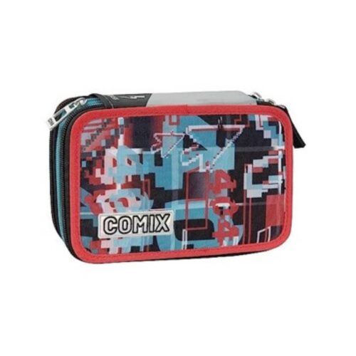 Astuccio 3 zip organizzato comix flash-COMIX