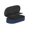 Astuccio ovale organizzato monocolore blu-COMIX