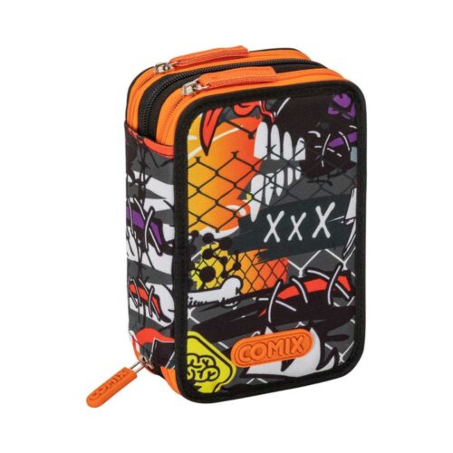 Astuccio 3 zip organizzato-COMIX