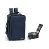Travel backpack monocolore blu-COMIX