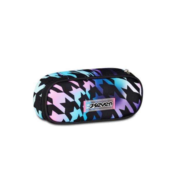 Portapenne round plus glow love girl-SEVEN
