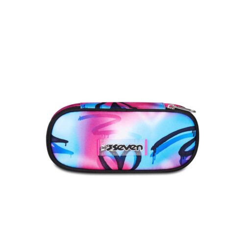 Portapenne round plus sprint paint girl-SEVEN