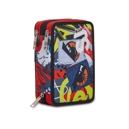 Astuccio 3 zip facce new da sj-SJ GANG