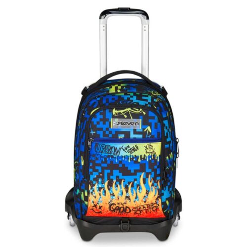 Trolley jack 3 ruote scribbled flame boy-SEVEN