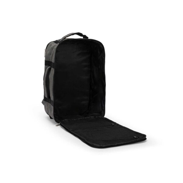 Travel backpack monocolore grigio melange-COMIX