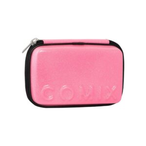 Astuccio corredo maxi zip glitter rosa-COMIX