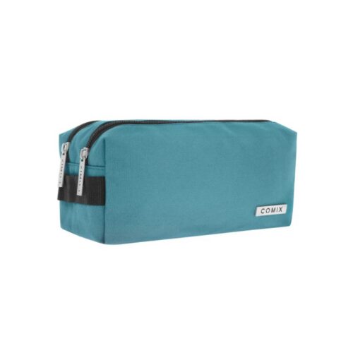 Astuccio 2 zip monocolore avio-COMIX