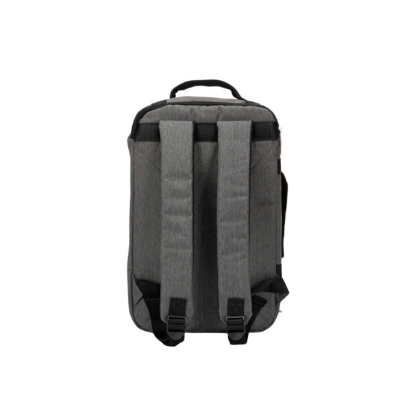 Travel backpack monocolore grigio melange-COMIX
