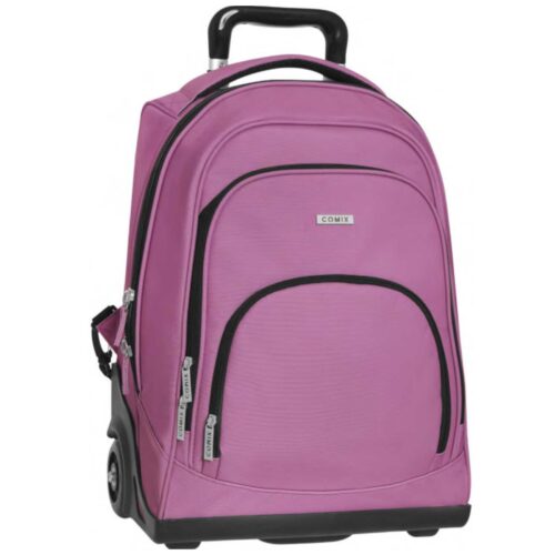 Trolley premium monocolore mauve-COMIX