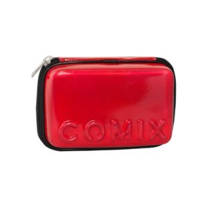 Astuccio corredo maxi zip classic rosso-COMIX