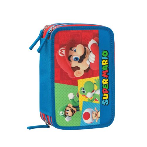 Astuccio 3 zip organizzato super mario-FRANCO COSIMO PANINI