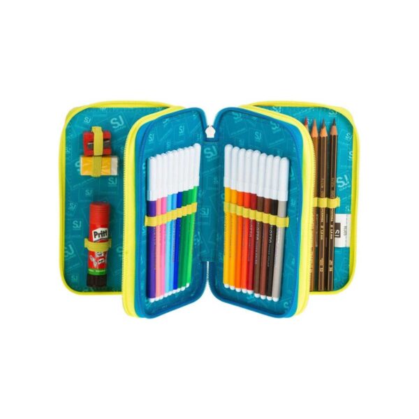 Astuccio 3 zip facce da sj-SJ GANG