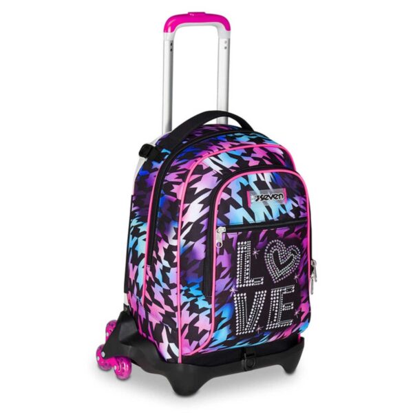 Trolley jack 3 ruote glow love girl-SEVEN