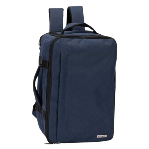 Travel backpack monocolore blu-COMIX