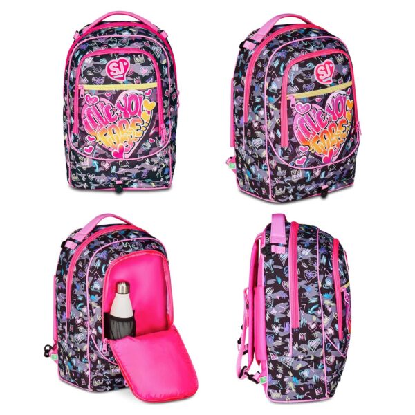 Trolley jack 3 ruote game led girl-SJ GANG