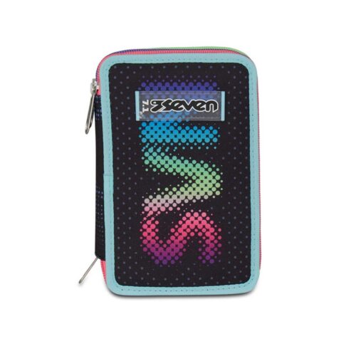 Astuccio 3 zip optical shade girl-SEVEN