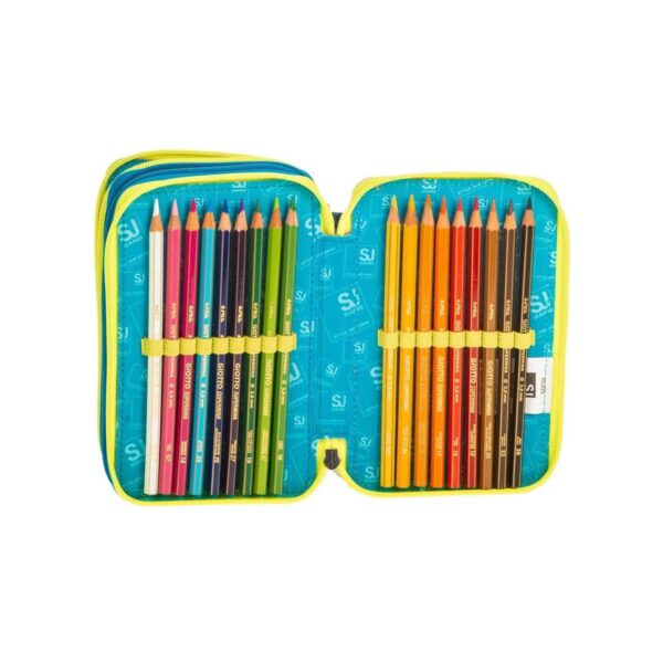 Astuccio 3 zip facce da sj-SJ GANG