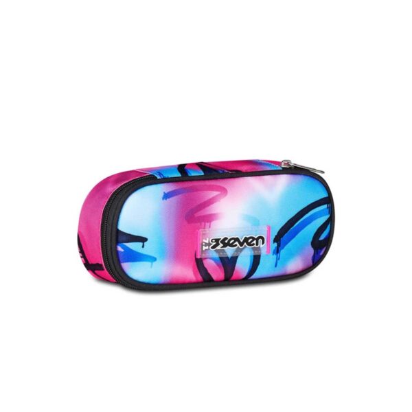 Portapenne round plus sprint paint girl-SEVEN