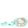 Mini borsetta guscio hello kitty verde-HELLO KITTY