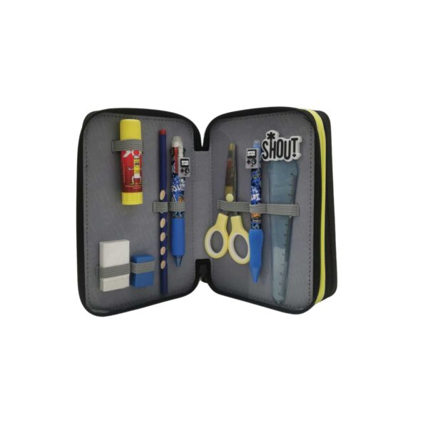 Astuccio 3 zip shout gamer-SHOUT