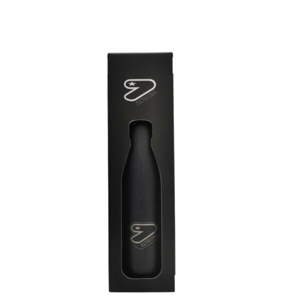 Borraccia nera glitter-SEVEN