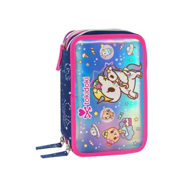 Astuccio corredo 3 zip tokidoki-FRANCO COSIMO PANINI