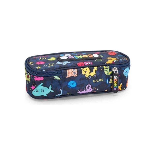 Astuccio ovale organizzato allover scomix-COMIX