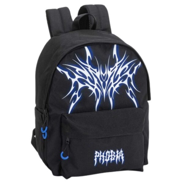 Zaino americano vos-phobia nero/blu-COMIX